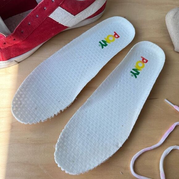 PONY x Joey Bada$$ Topstar Lo Pro Era Red Suede Sneakers – Men’s 9.5 - Picture 12 of 12